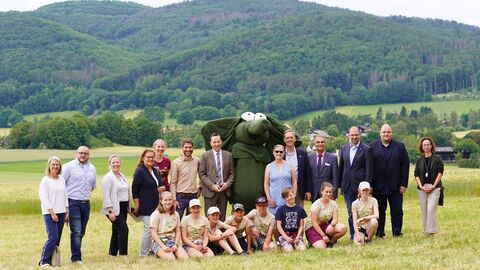 Gruppenfoto mit mehreren Personen
